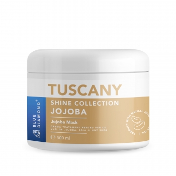 Masca tratament pentru par cu ulei de jojoba, soia si unt de shea - Tuscany Shine Collection